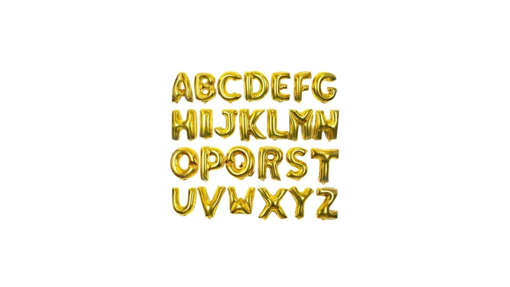 Picture of FOIL BALOON ALPHABETS